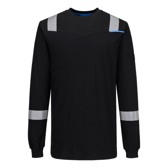 WX3 Modaflame Knit FR Long Sleeve T-Shirt - Black