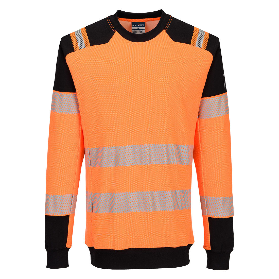 PW3 Modaflame Knit HVO FR Sweatshirt - Orange/Black