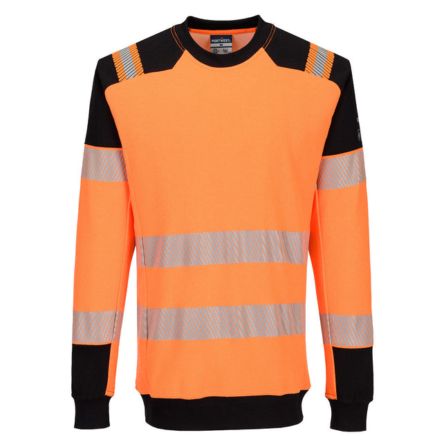 PW3 Modaflame Knit HVO FR Sweatshirt - Orange/Black