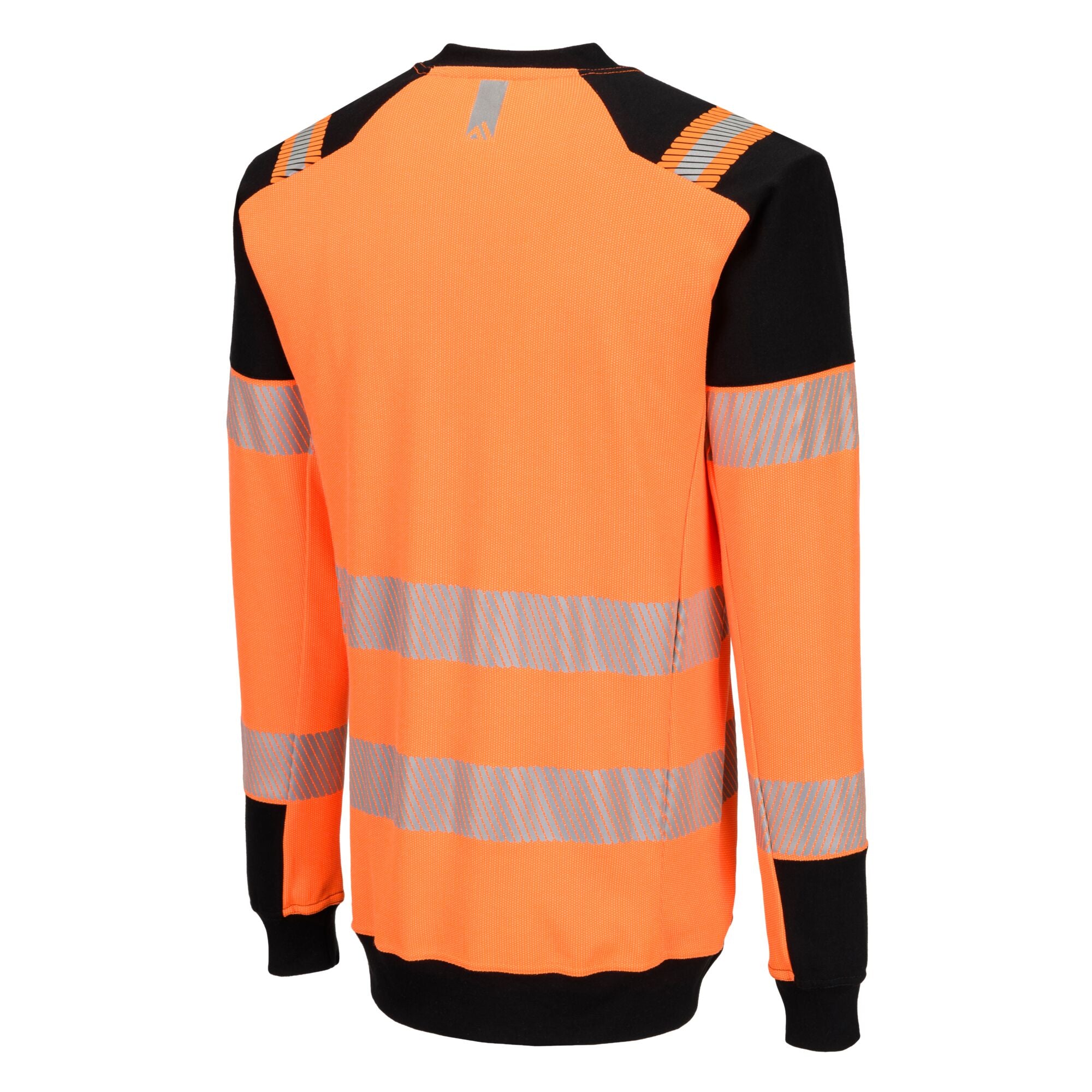 PW3 Modaflame gebreid Hi-Vis FR Sweatshirt FR755 - Oranje/Zwart - opname 3