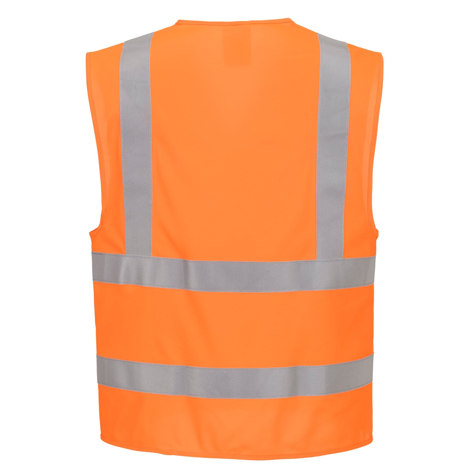 Hi-Vis Vest - Vlamvertragend - Oranje - achterkant