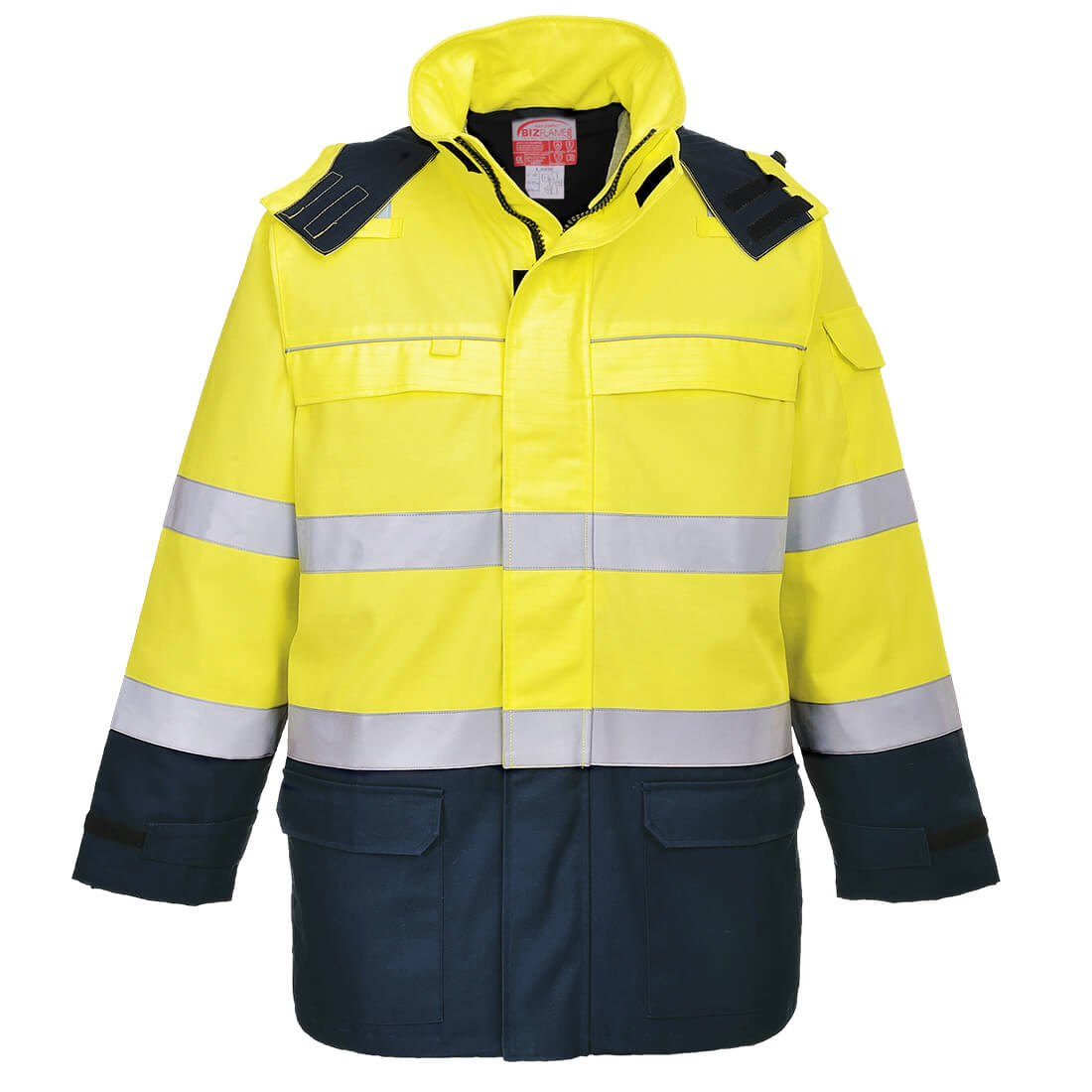 Bizflame Rain+ Hi-Vis Multi-Norm Kontrast-FR-Jacke
