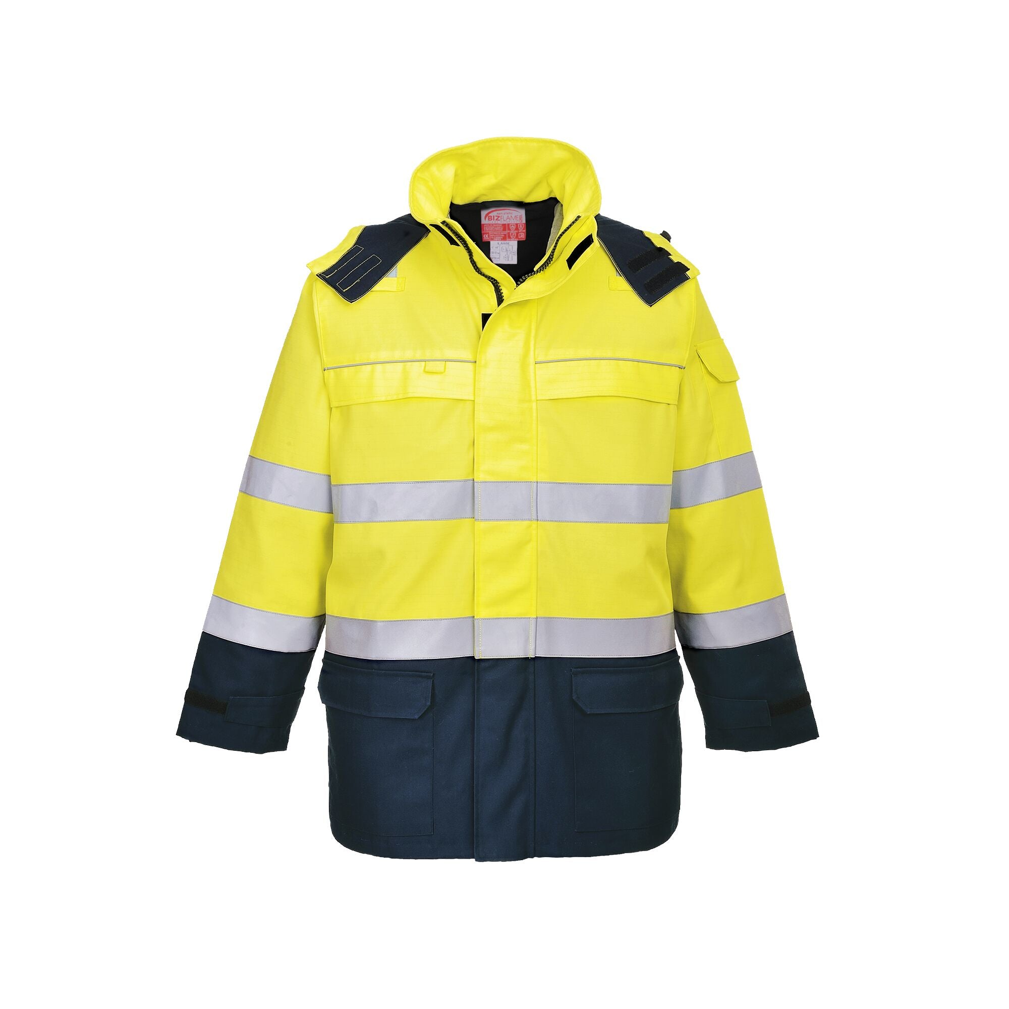 Portwest Bizflame Regen+ Hi-Vis Vlamboog Jack FR79 Jas