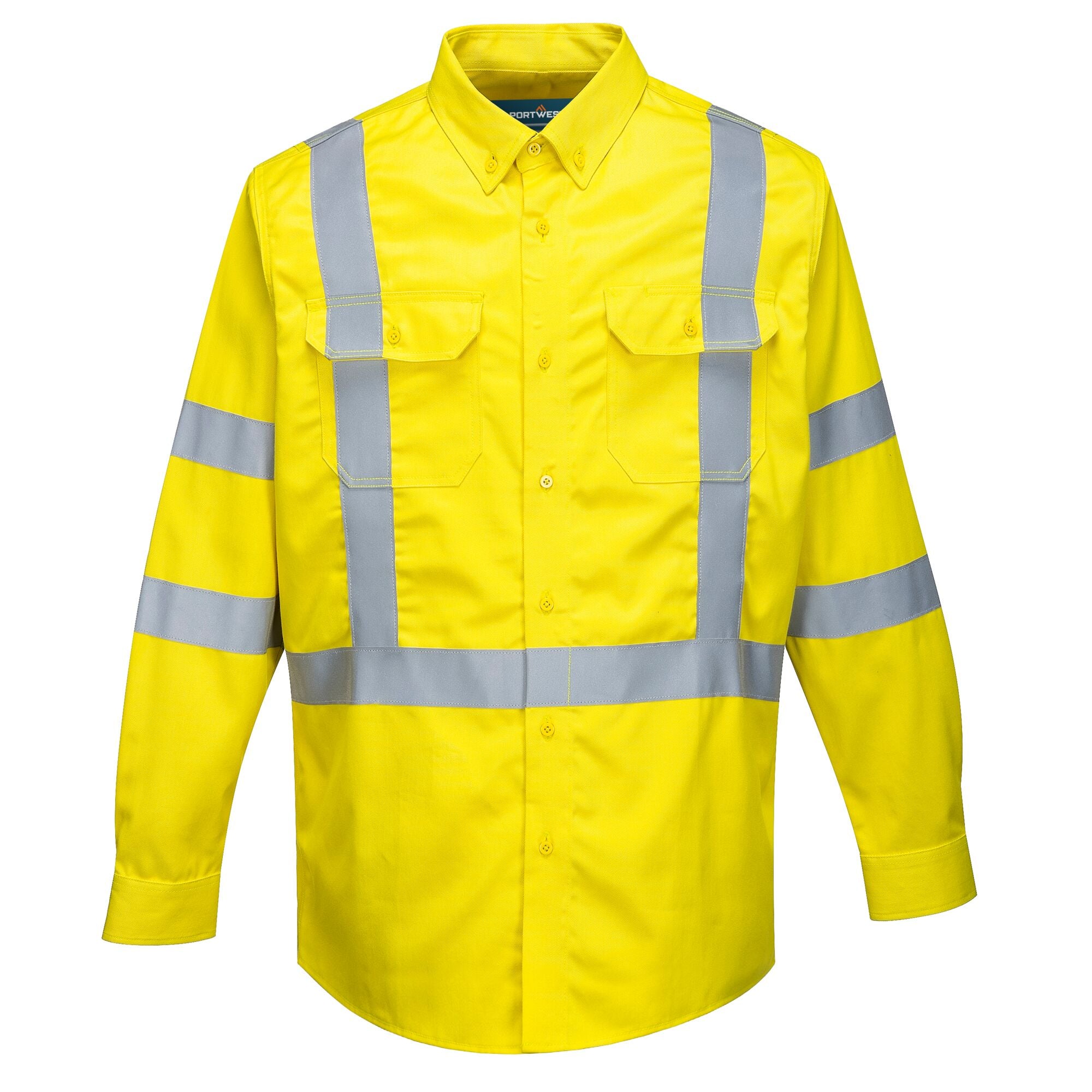 Bizflame 88/12 FR Hi-Vis-shirt - Geel