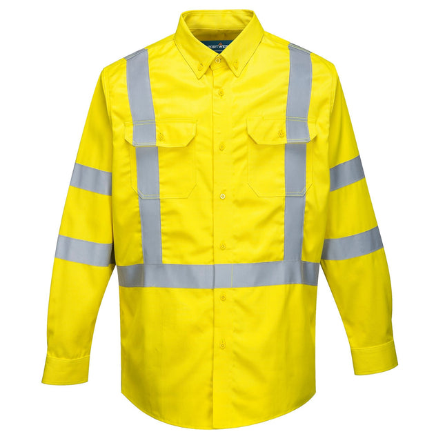 Bizflame 88/12 FR Hi-Vis-shirt - Geel