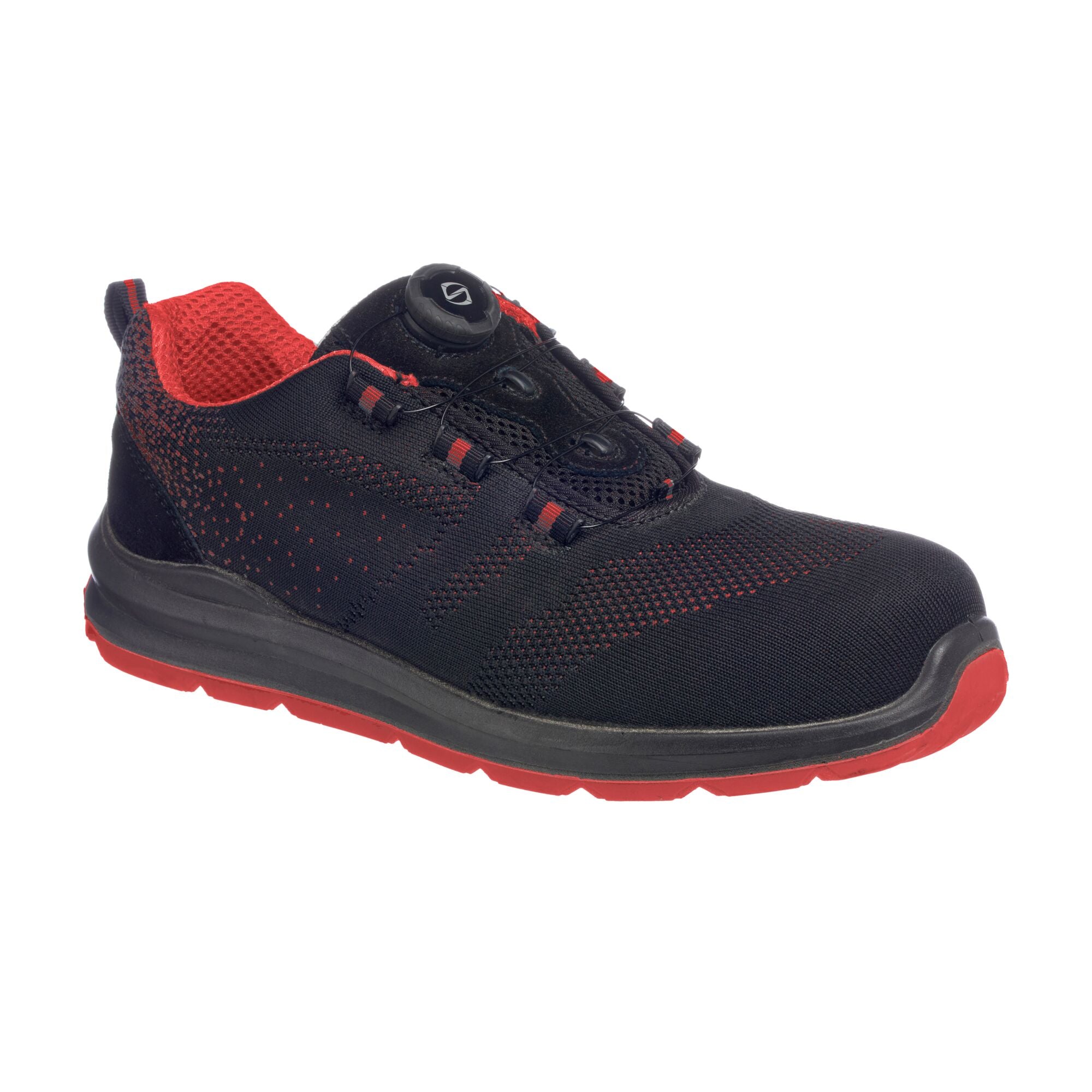 Compositelite sneaker met BOA sluiting - Zwart/rood