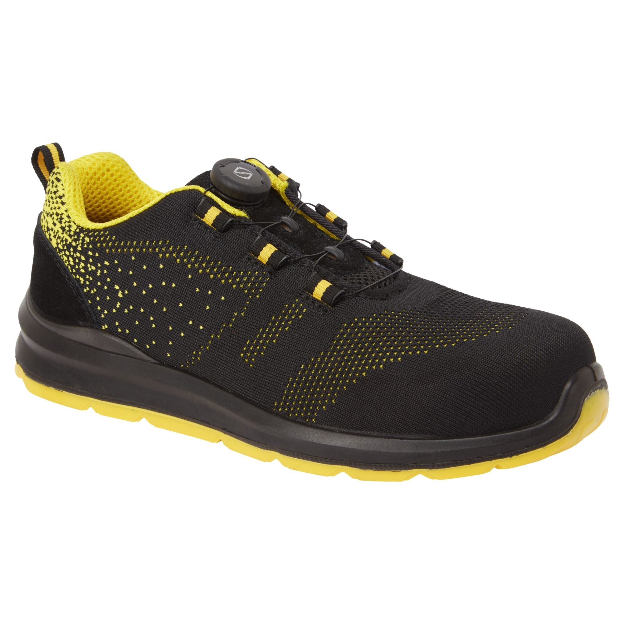 Compositelite sneaker met BOA sluiting - Zwart/geel