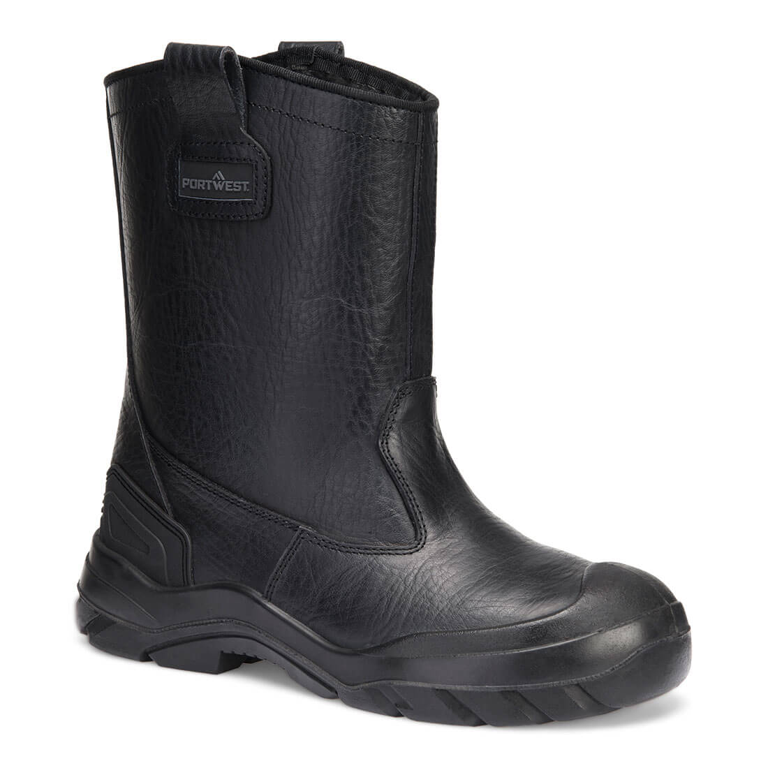 Steel Leather Rigger S3 CI - Black
