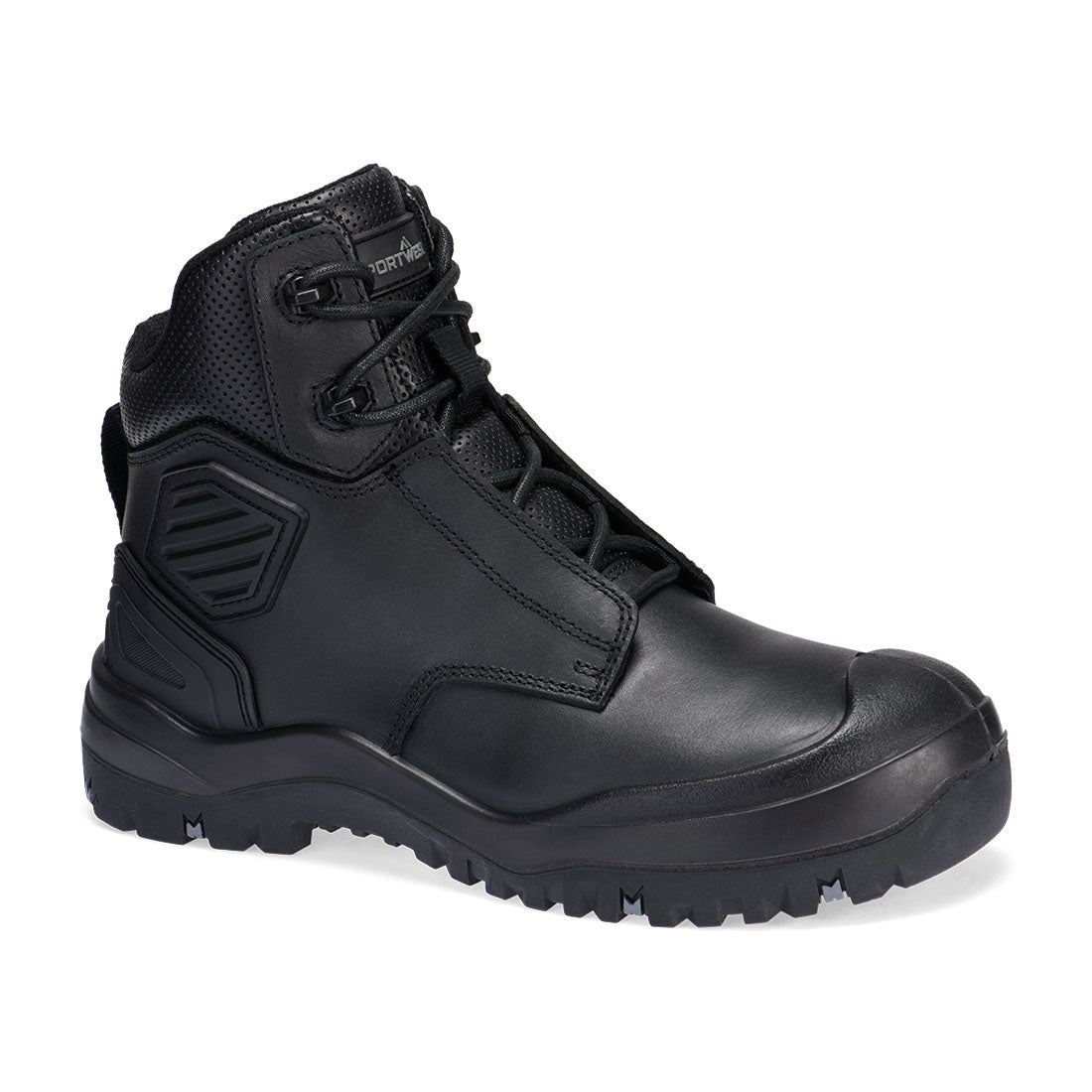 Steel Leather Ankle Boot S3 SC HRO HI CI LG SR FO - Black