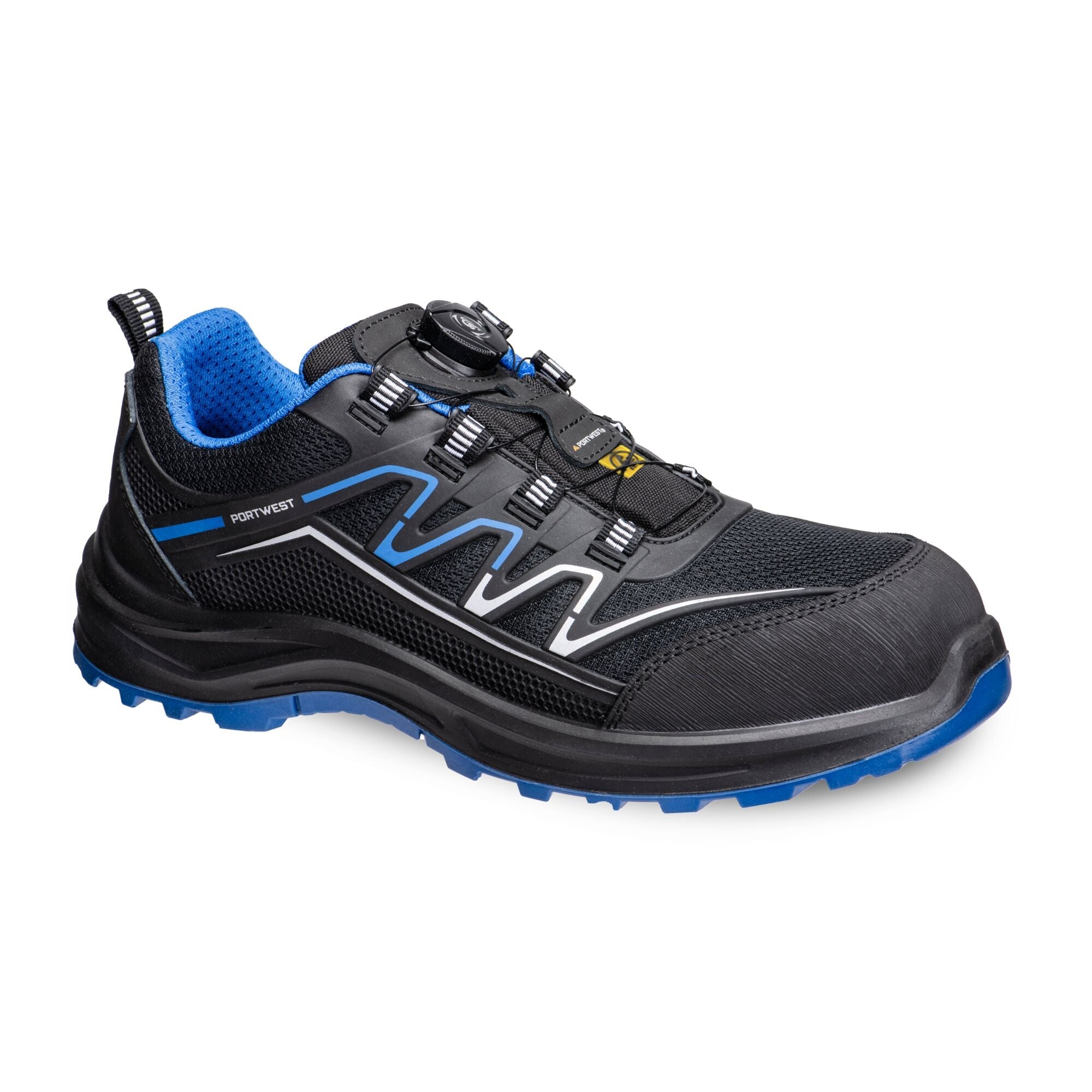 Composiet KPU en Mesh Trainer S1PS ESD SR FO - Zwart/Blauw - opname 3