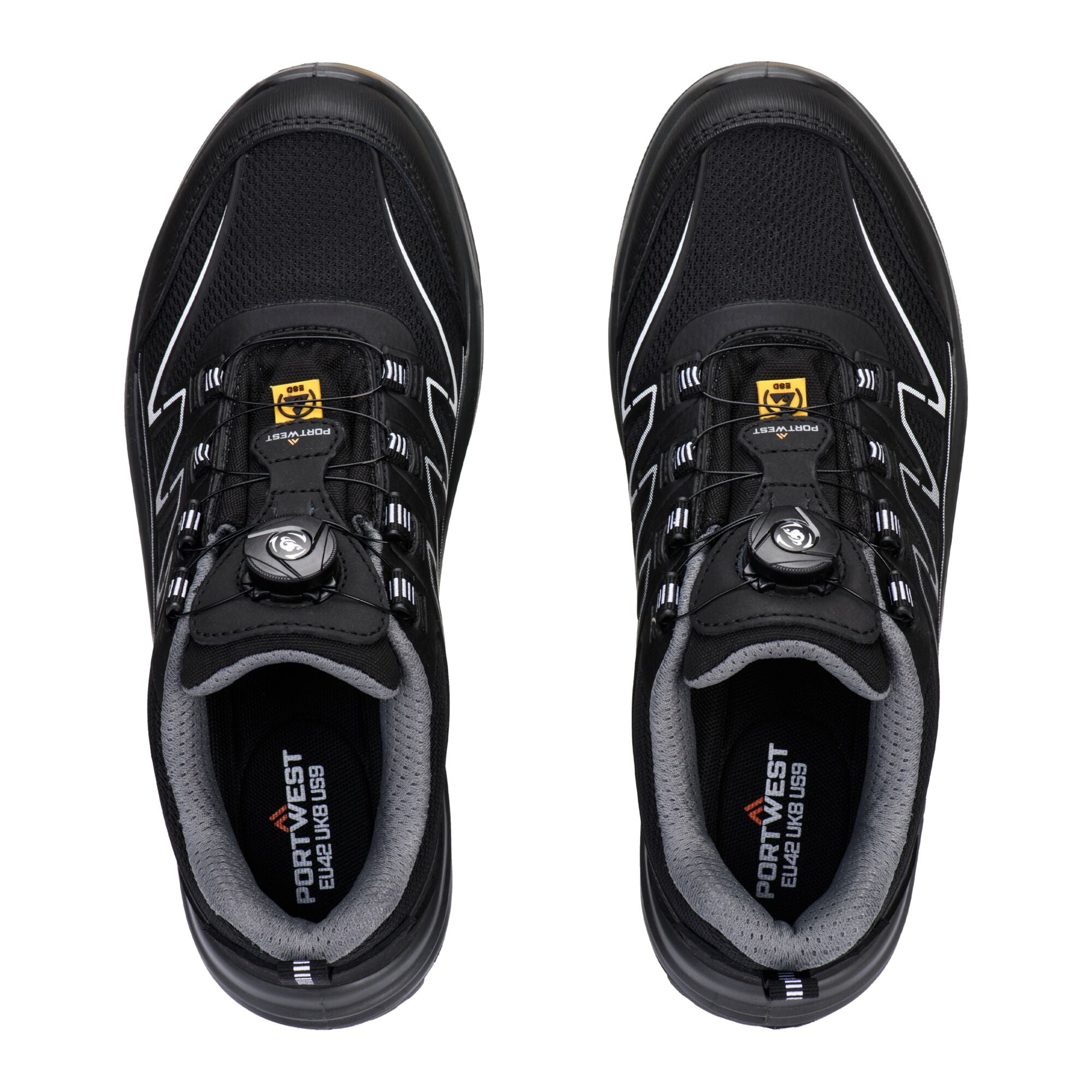 Composiet KPU en Mesh Trainer S1PS ESD SR FO - Zwart/Grijs - opname 6