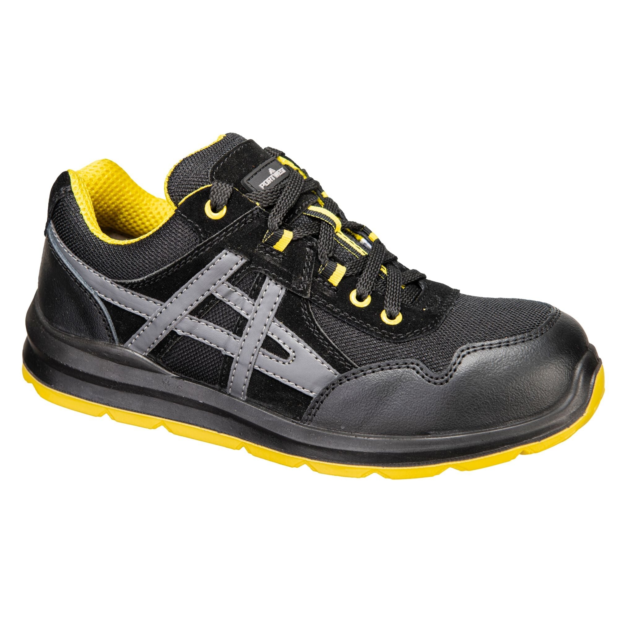 Stalen Lederen Sneaker S1 FO SR - Zwart