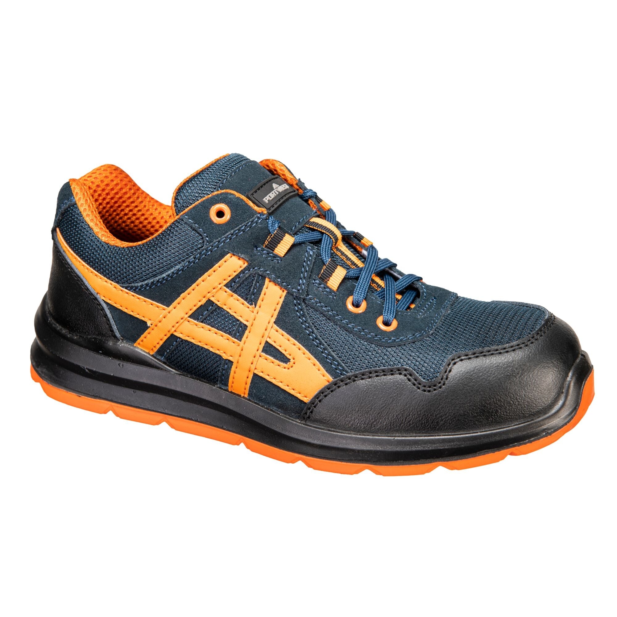 Stalen Lederen Sneaker S1 FO SR - Blauw