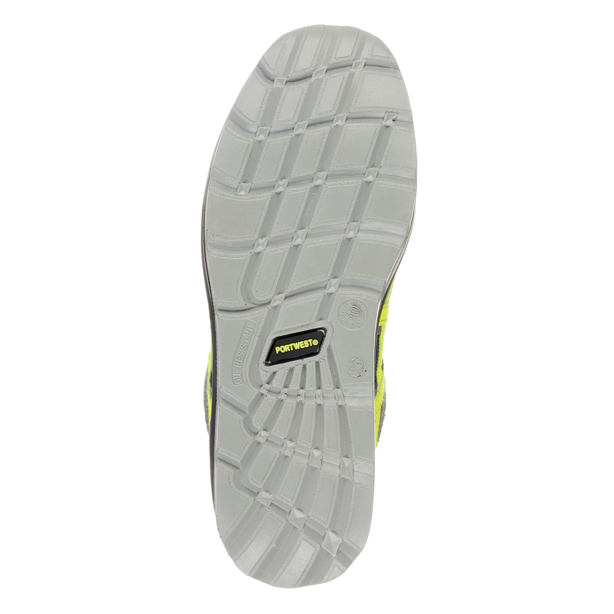 Stalen Lederen Sneaker S1 FO SR - Grijs - opname 2