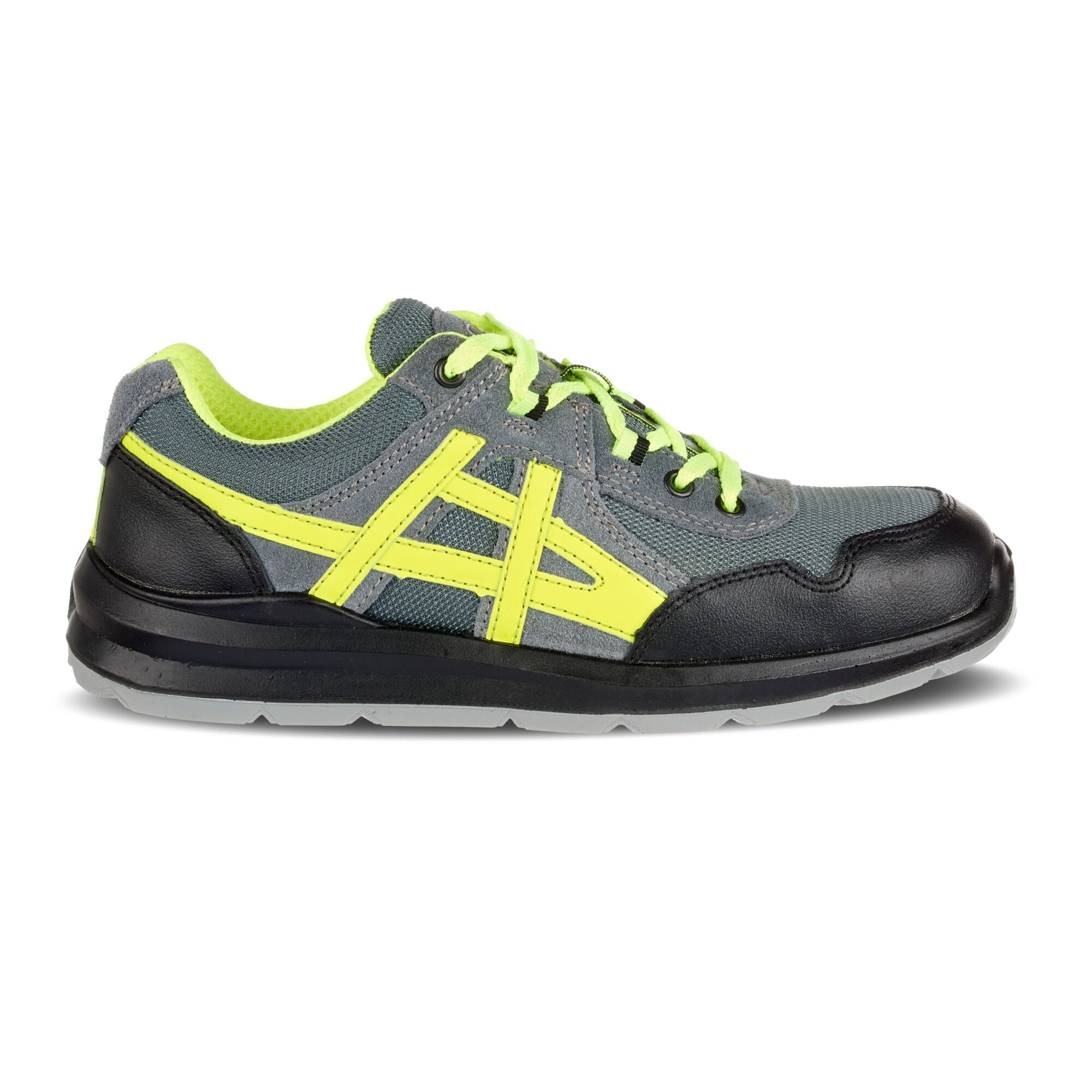 Stalen Lederen Sneaker S1 FO SR - Grijs