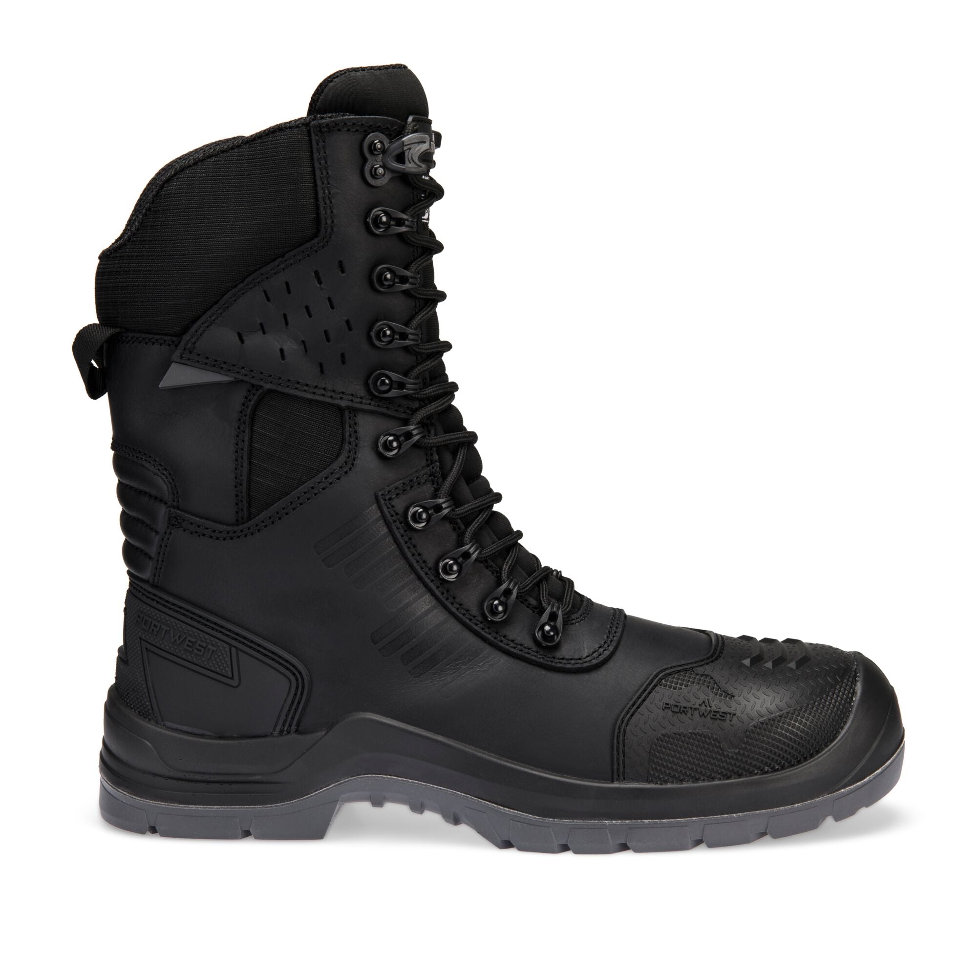 Samengesteld leder Hoge schoen S7L HRO M CI LG SC AN SR FO FV03 - Zwart - opname 5