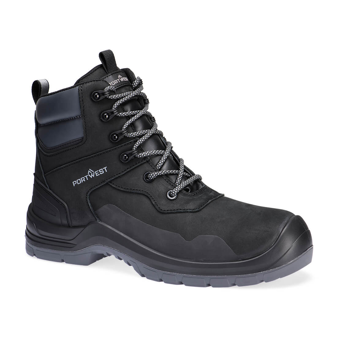Composite Nubuck Ankle Boot S7L LG FO SR SC - Black