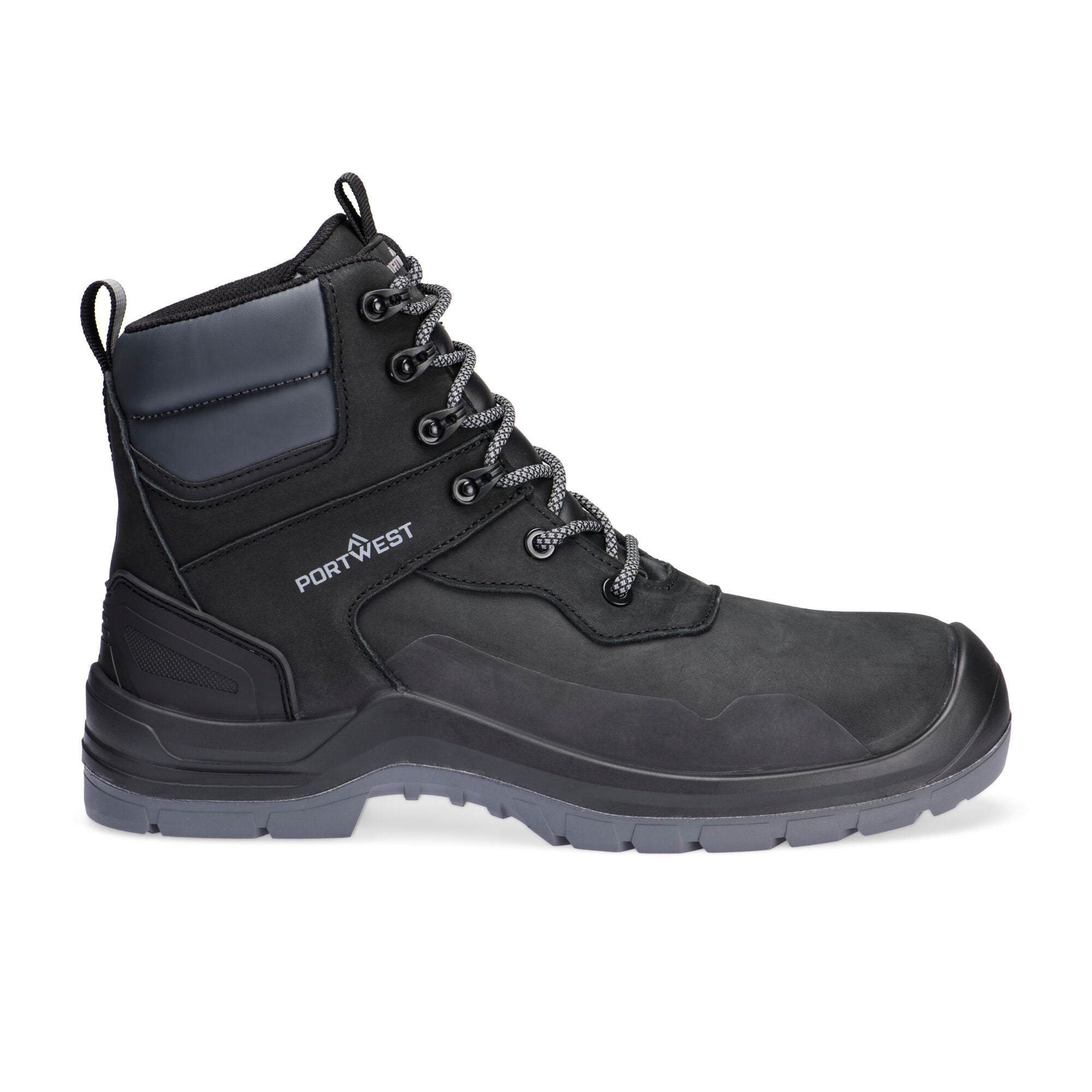 Composiet nubuck enkellaars S7L LG FO SR SC - Zwart - opname 4