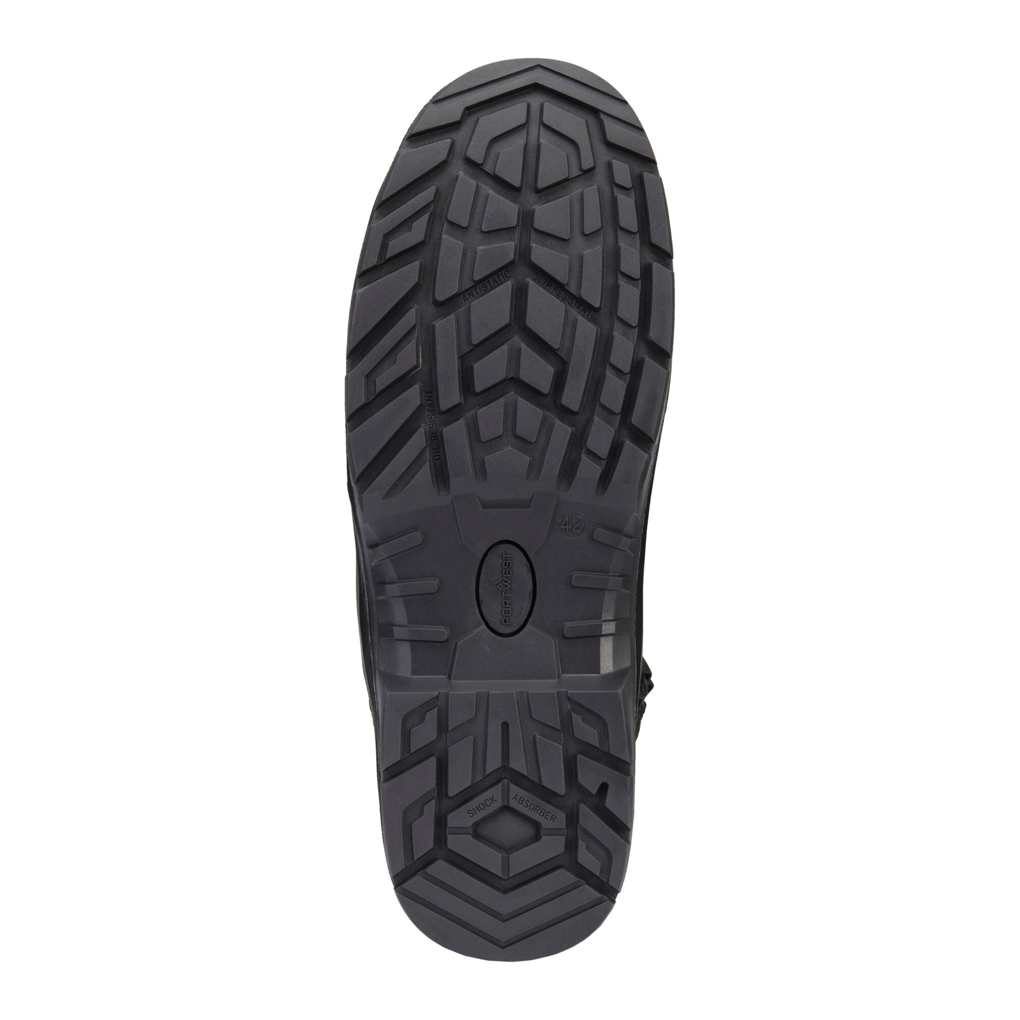 Composiet nubuck enkellaars S7L LG FO SR SC - Zwart - opname 2