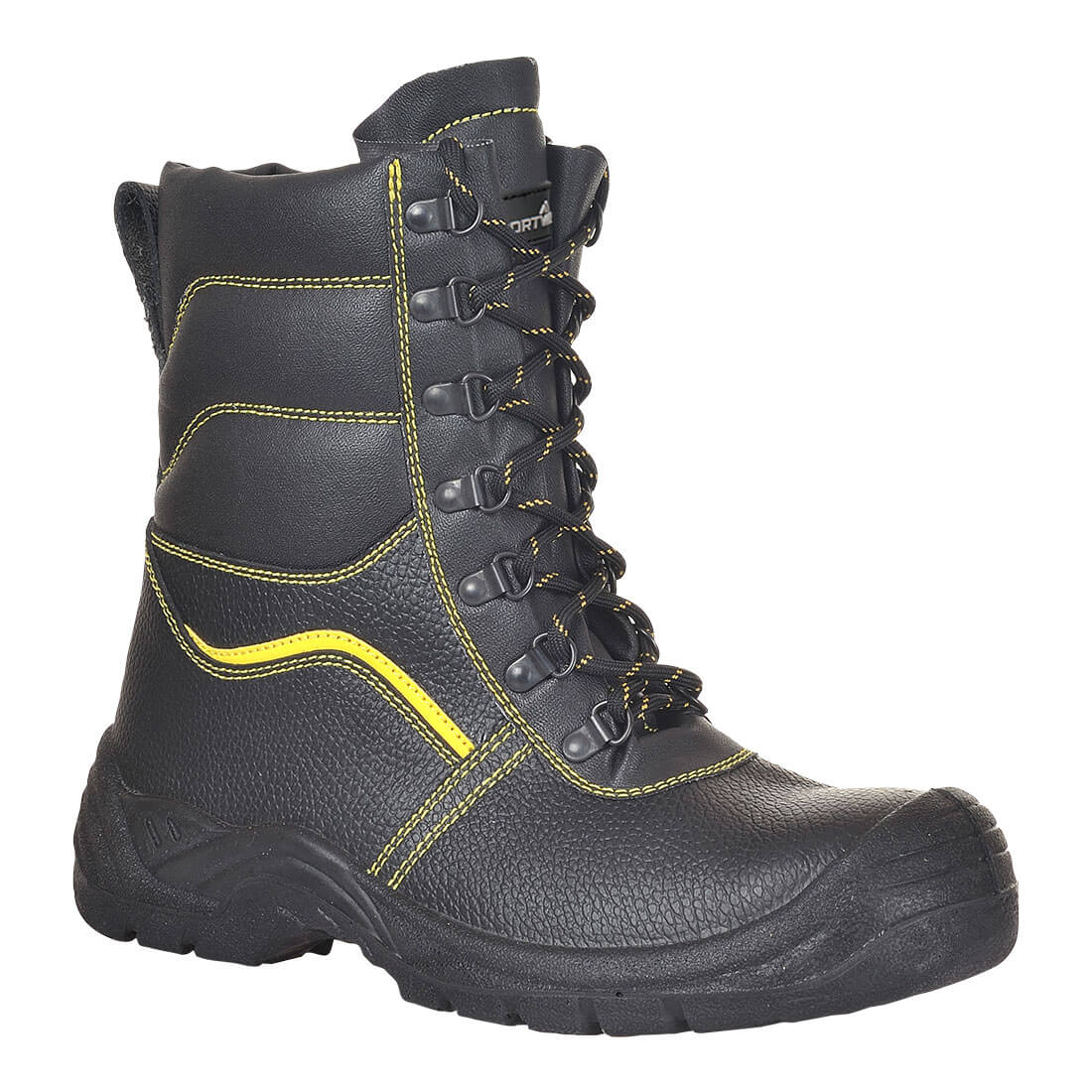 Steel Split Leather Winter Boot S3 SR CI - Black