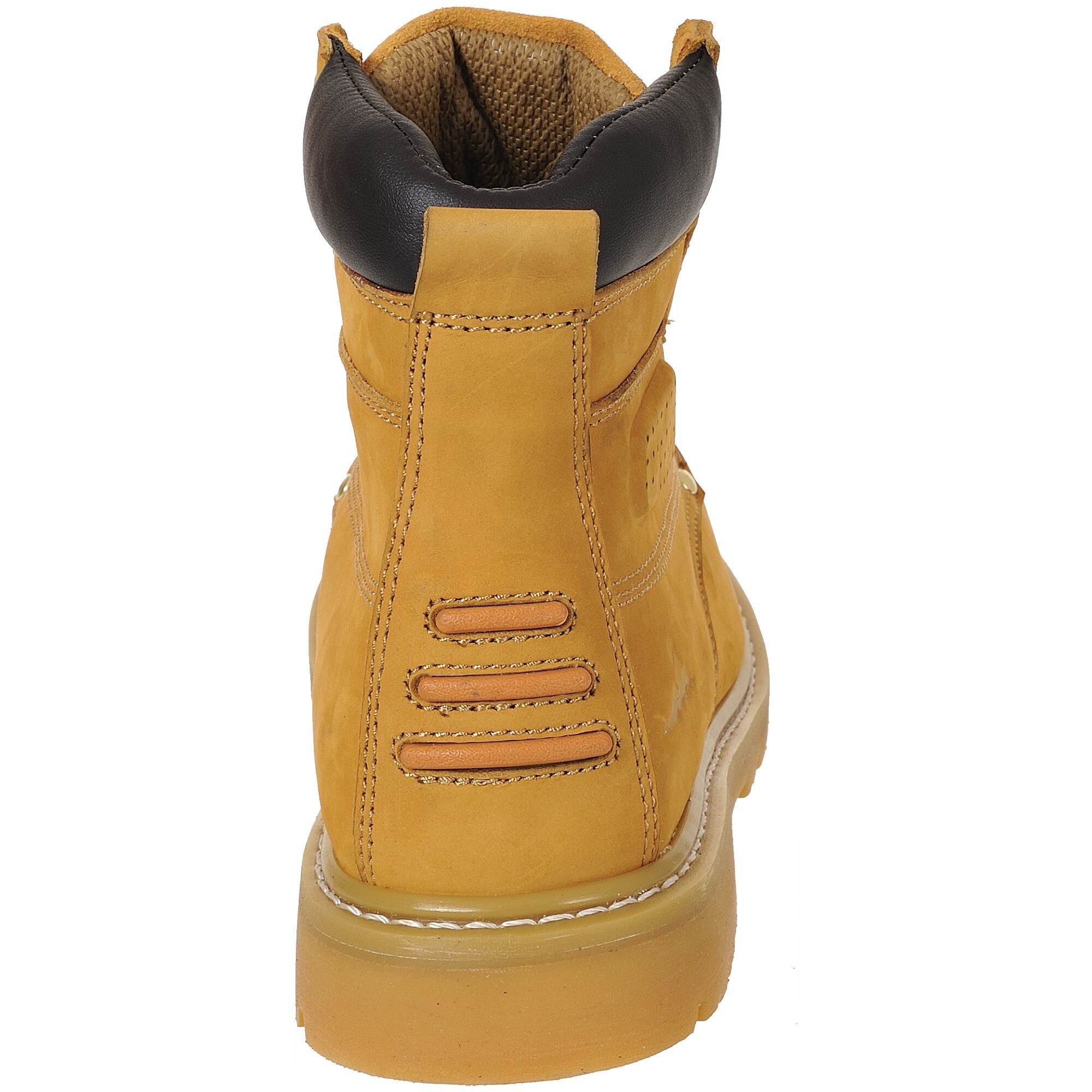 Stalen Nubuck lederen enkellaars SBP HRO - Honing - opname 2