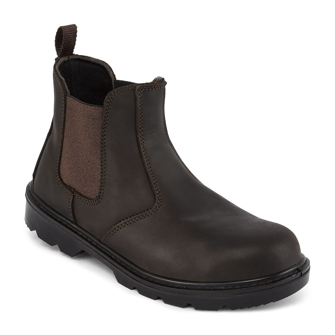 Steel Leather Dealer Boot S1P FO SR - Brown
