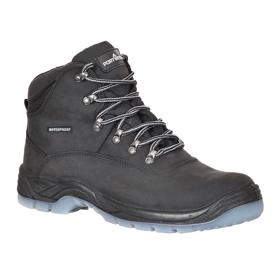 Steel Leather Ankle Boot S7 FO SR - Black