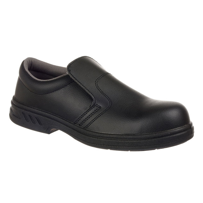 Steel Microfibre Slip on Shoe S2 FO SR - Black