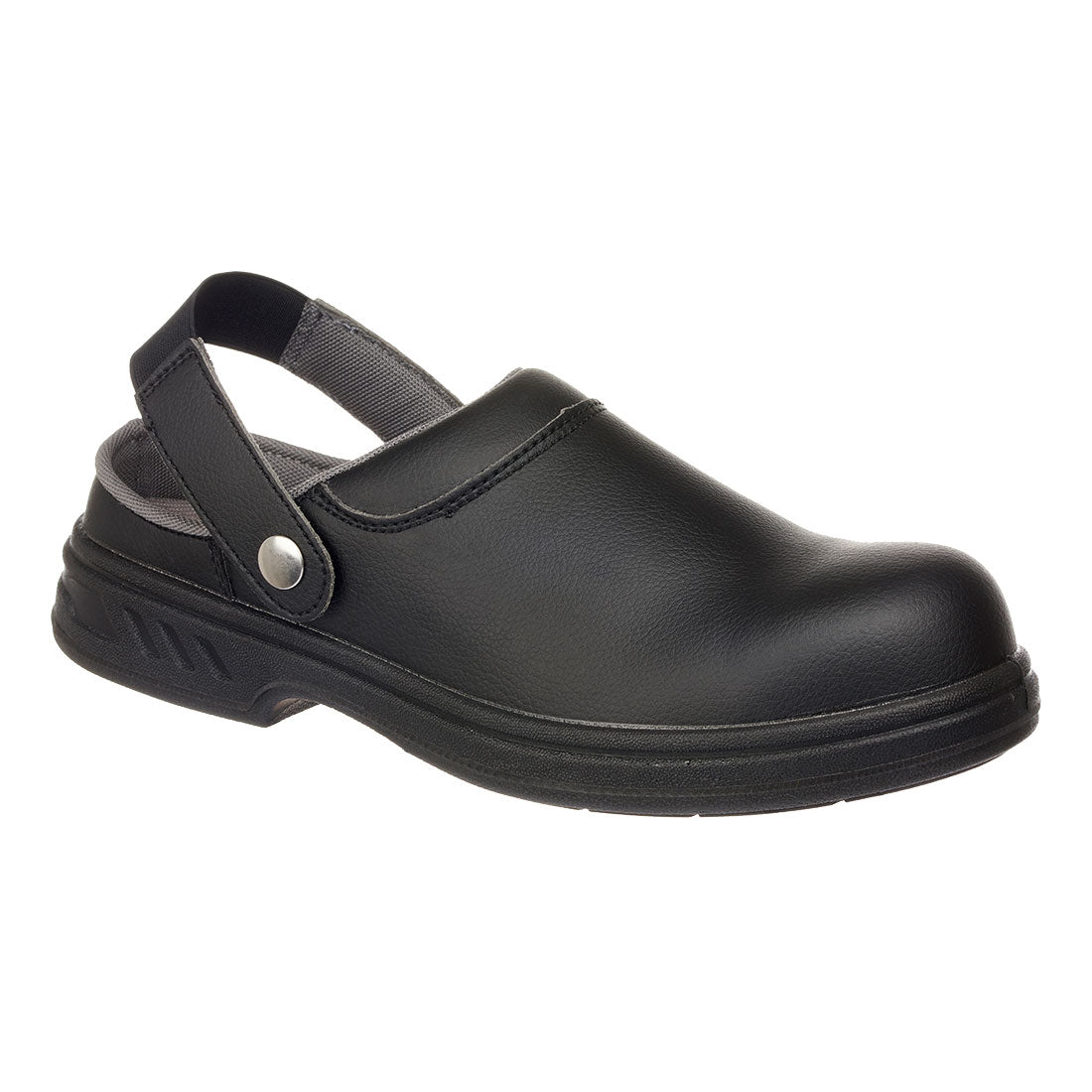 Steel Microfibre Clog SB FO SR WPA E A - Black