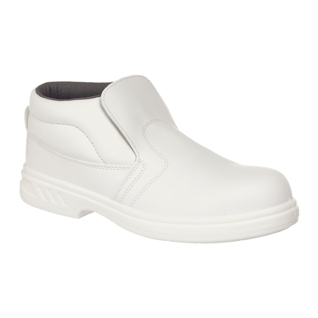 Steel Microfibre Slip On Boot S2 FO SR - White