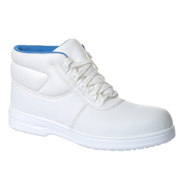 Steel Microfibre Mid Boot S2 FO SR - White