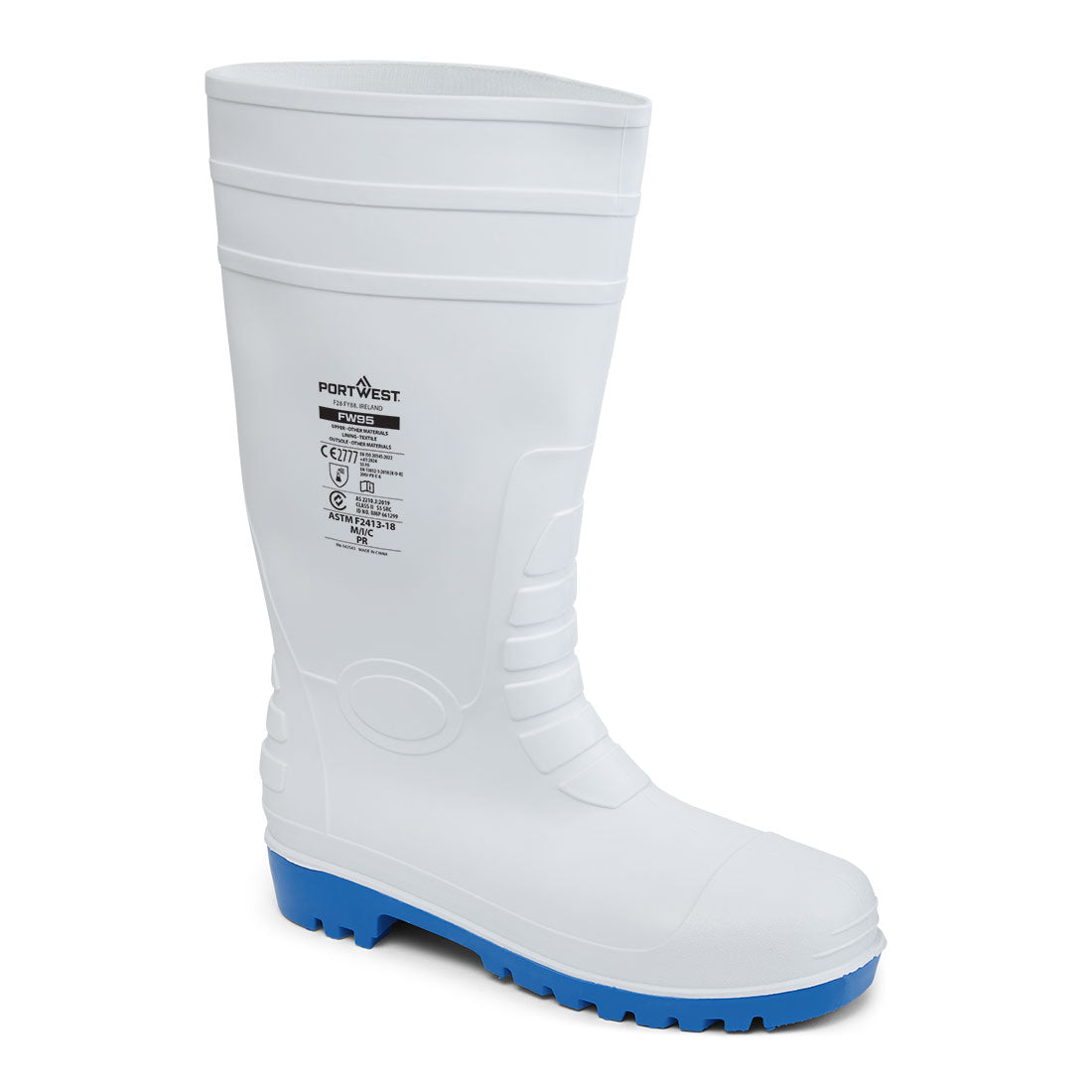 Steel PVC Wellington S5 FO CI - White
