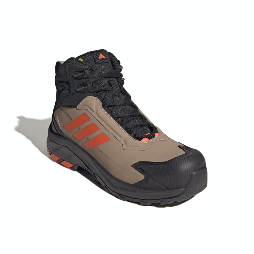 Adidas Granor Mid S3S Veiligheidsschoenen bruin/oranje
