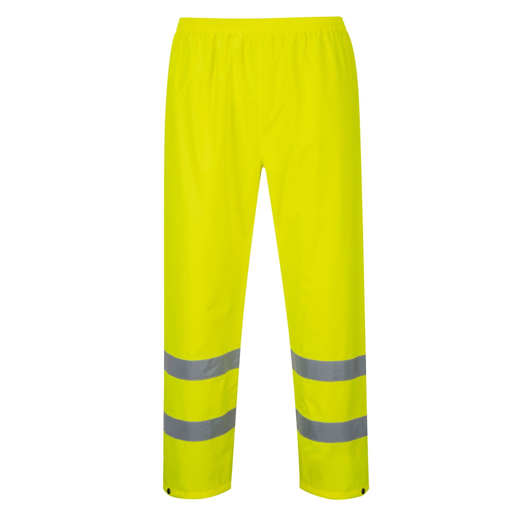 Hi-Vis Regenbroek - Geel - achterkant