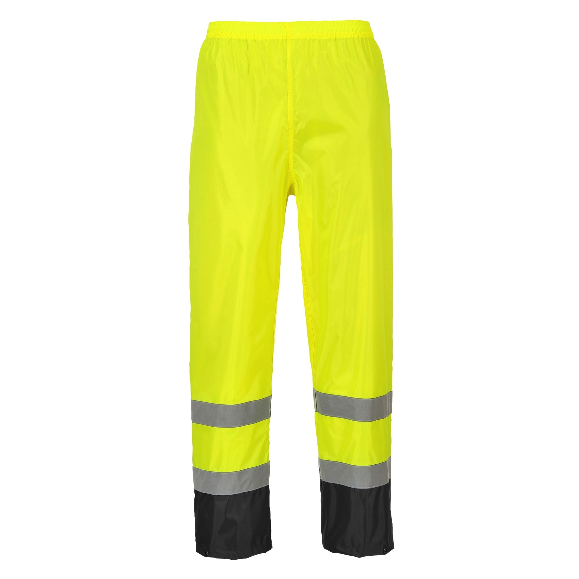 Hi-Vis Klassieke Tweekleuren Regenbroek - Geel/Zwart