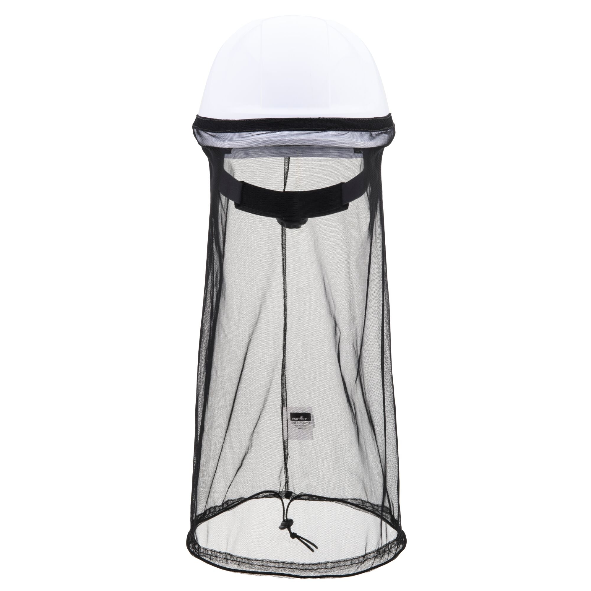 Verpakbaar Helm Insectennet - Zwart