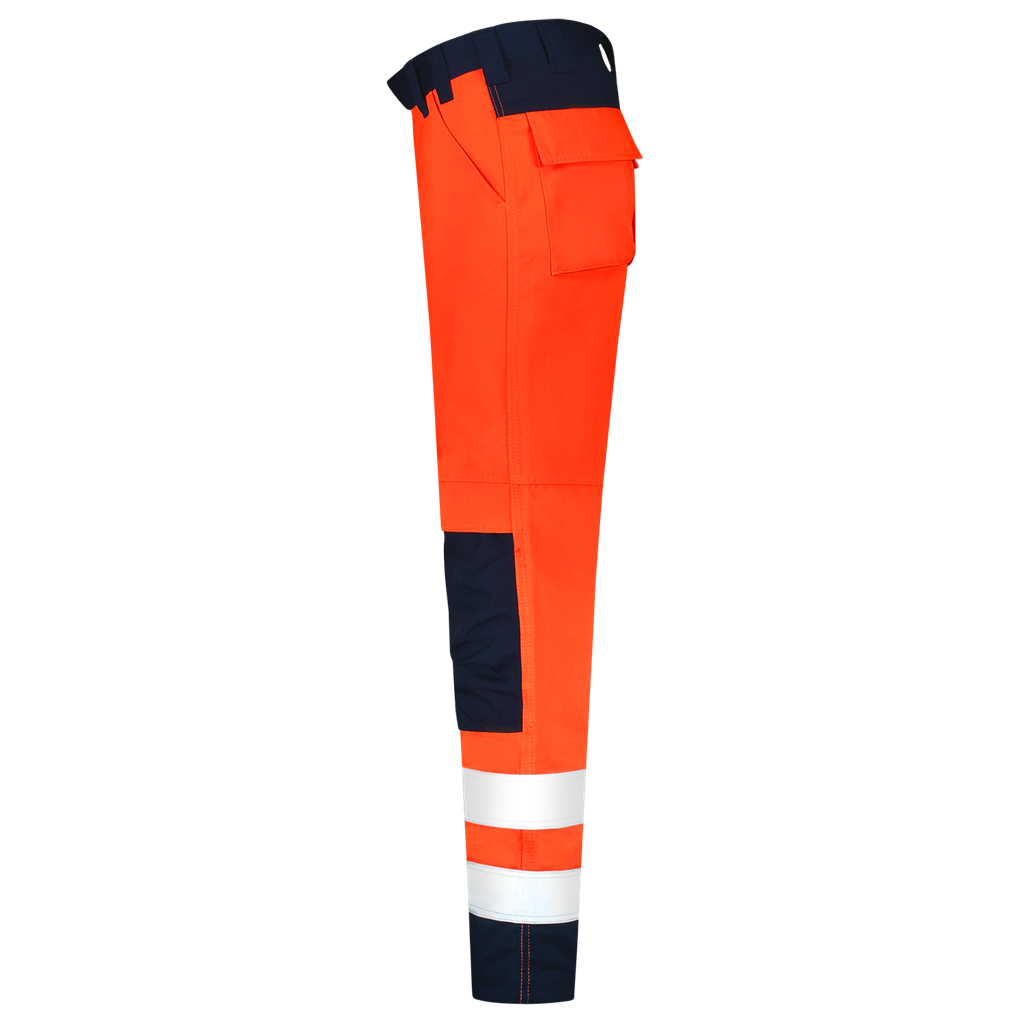 Werkbroek High Vis Bicolor - FluororangeInk 4