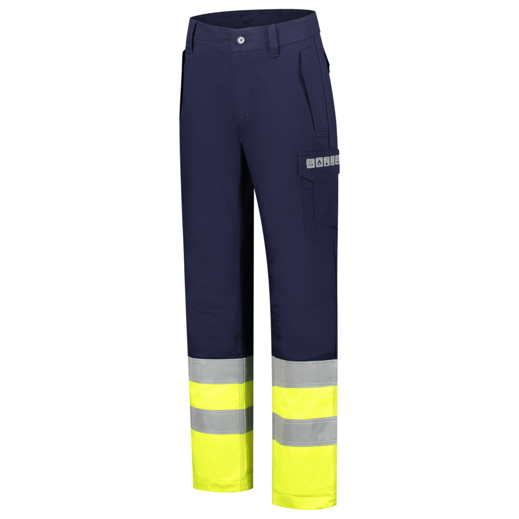 Werkbroek Multinorm Bicolor - Ink Fluor Yellow