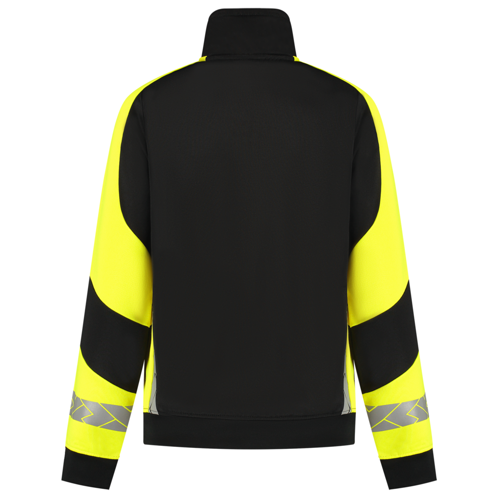 Sweatvest Reflective Redefined Dames - Black Fluor Yellow 3