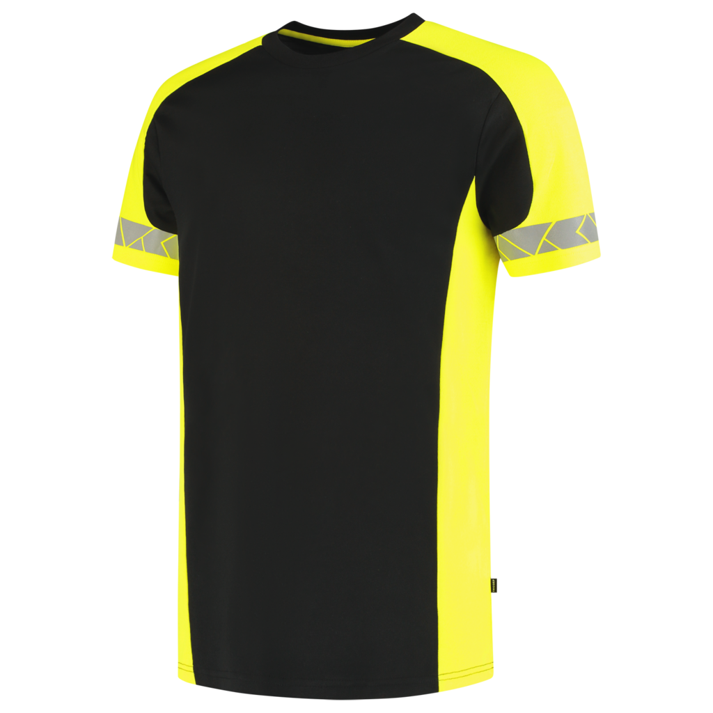 T-shirt Reflective Redefined - Black Fluor Yellow 1