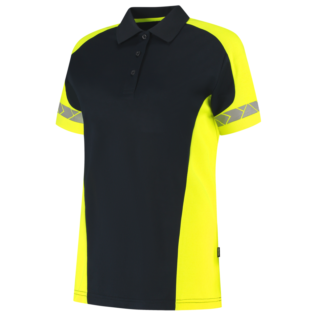 Poloshirt Reflective Redefined Dames - Ink Fluor Yellow
