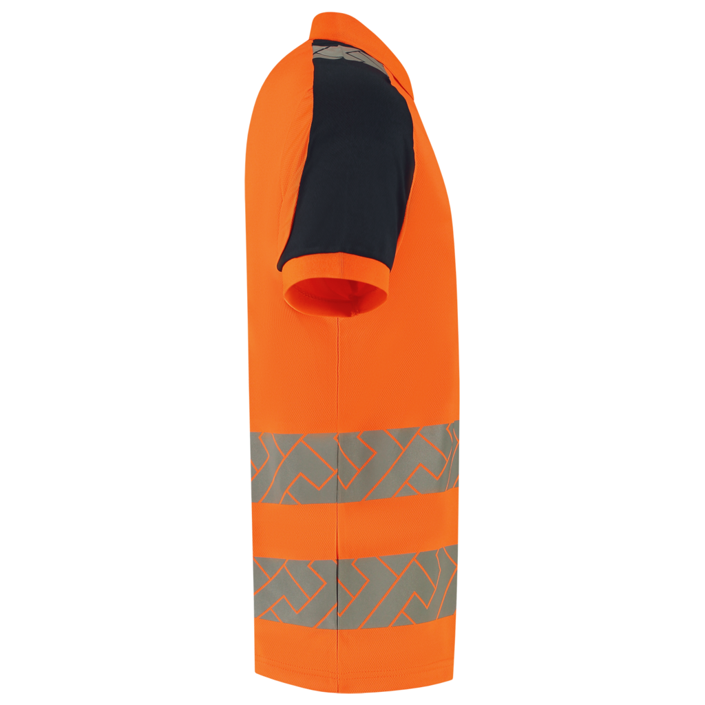 Poloshirt High Vis Redefined Industrieel Wasbaar - FluororangeInk 5