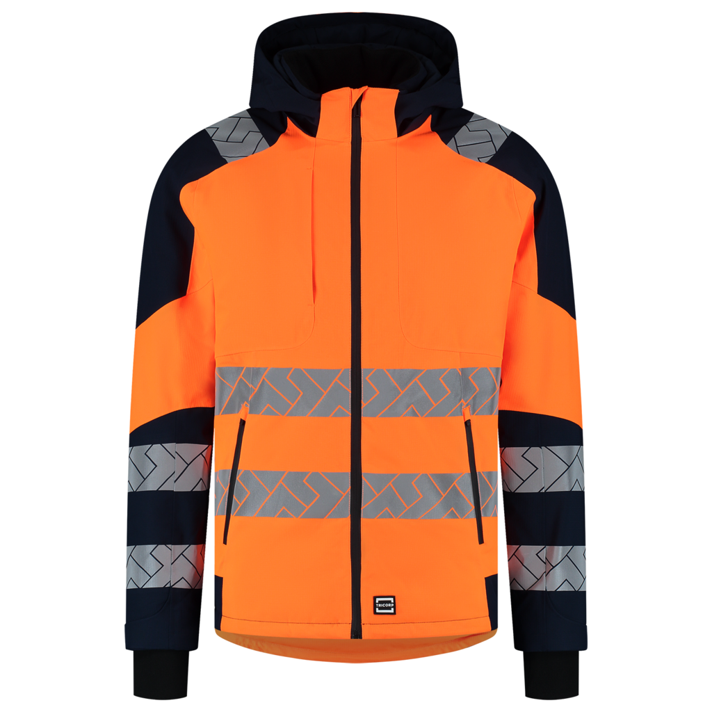 Winterjas Ripstop High Vis Redefined - FluororangeInk 2