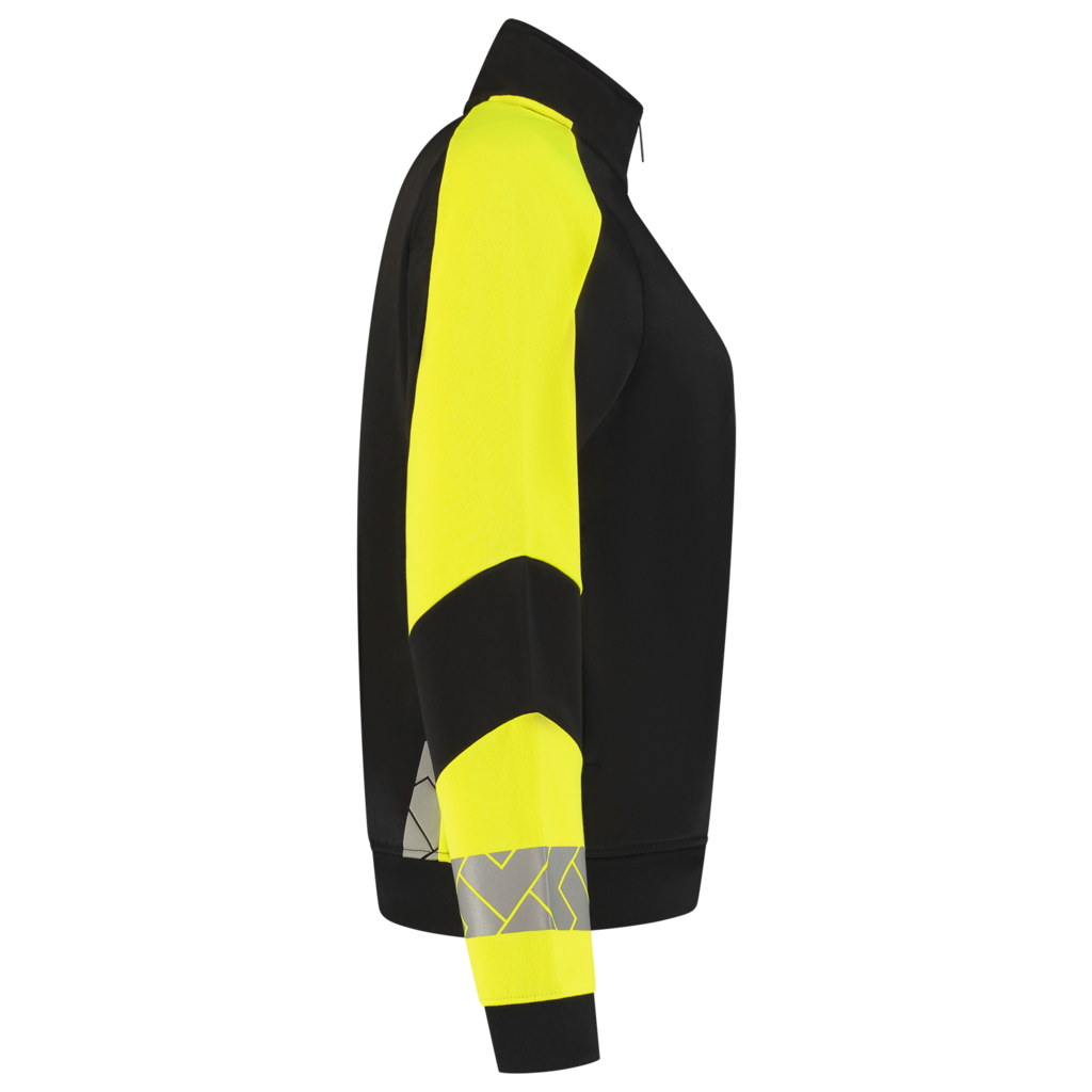 Sweatvest Reflective Redefined Dames - Black Fluor Yellow 5