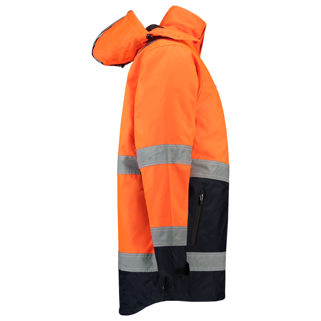 Parka ISO20471 Bicolor - Fluor Orange Navy 5