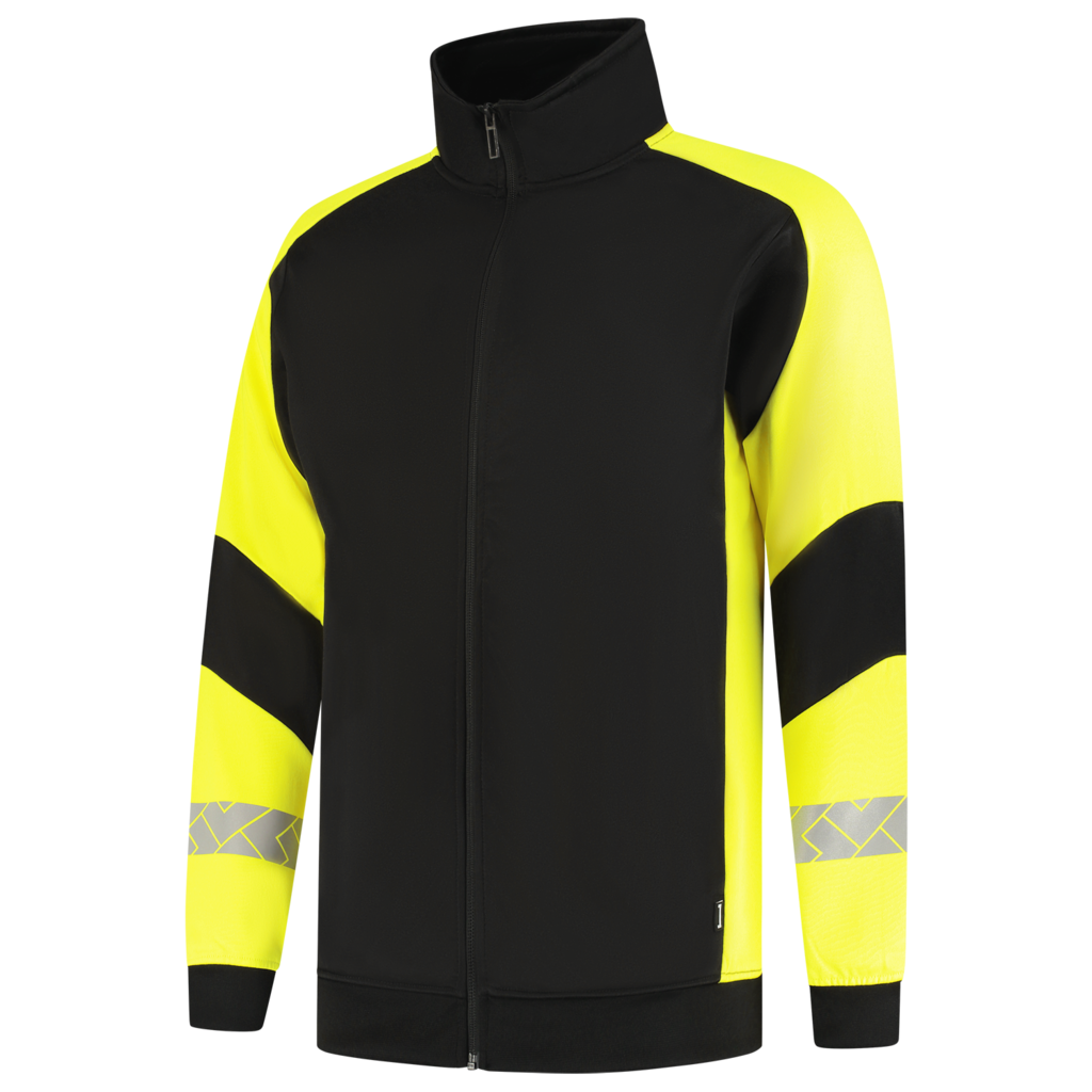 Sweatvest Reflective Redefined - Black Fluor Yellow 1