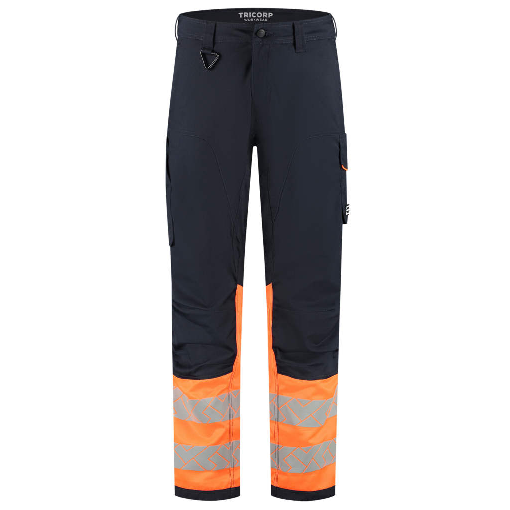 Werkbroek 2-Way Stretch High Vis Redefined - Ink Fluor Orange 2