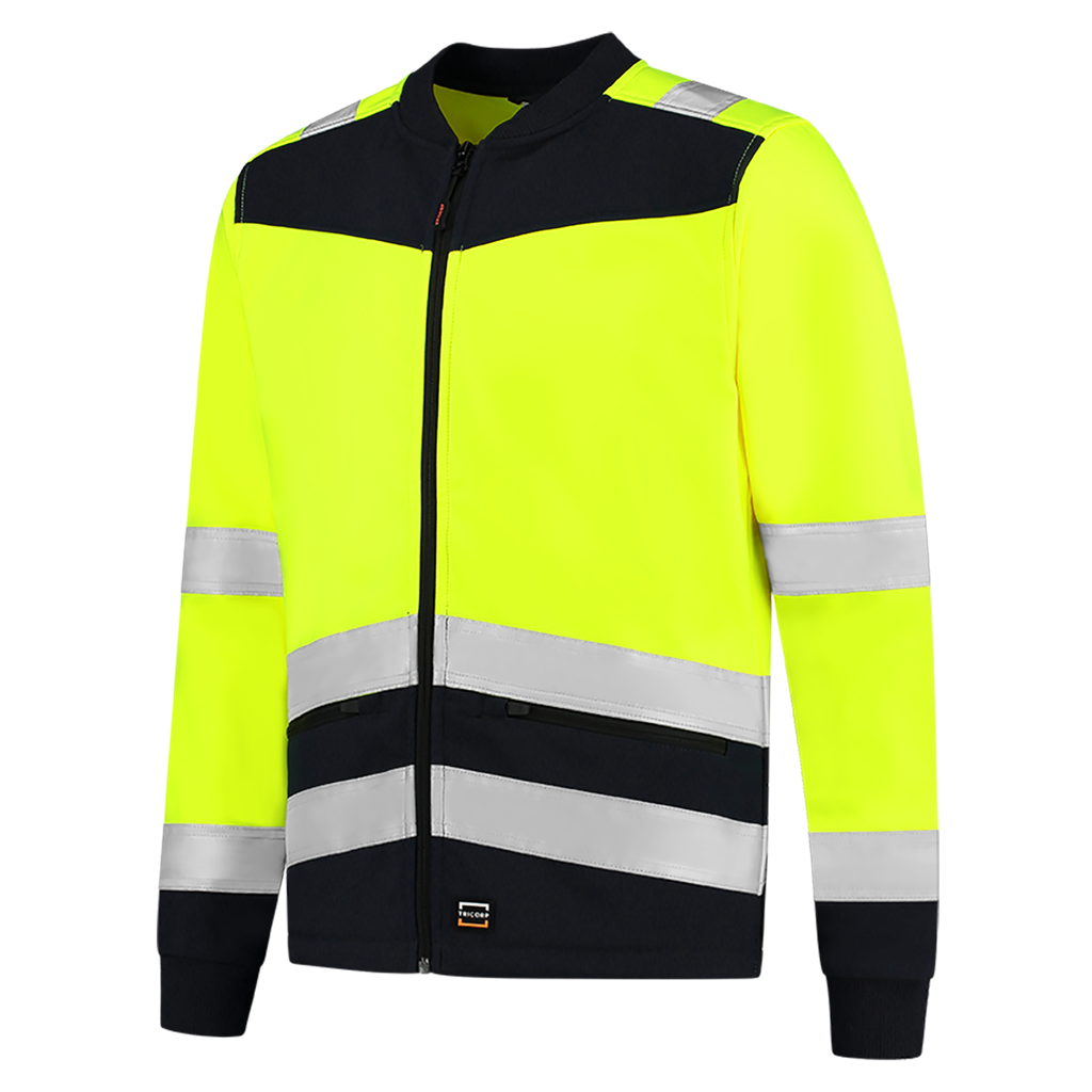 Softshell High Vis Bicolor - Fluor Yellow Ink