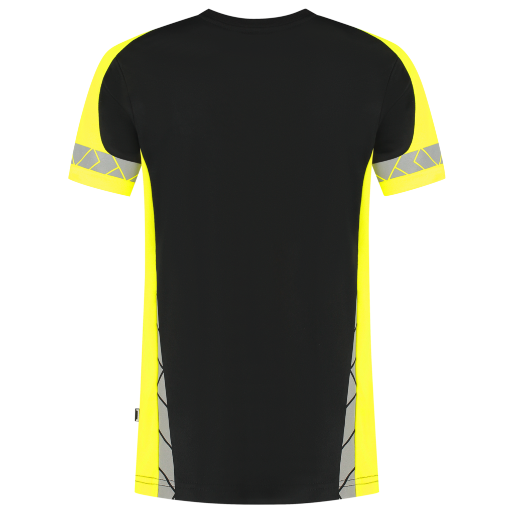 T-shirt Reflective Redefined - Black Fluor Yellow 3