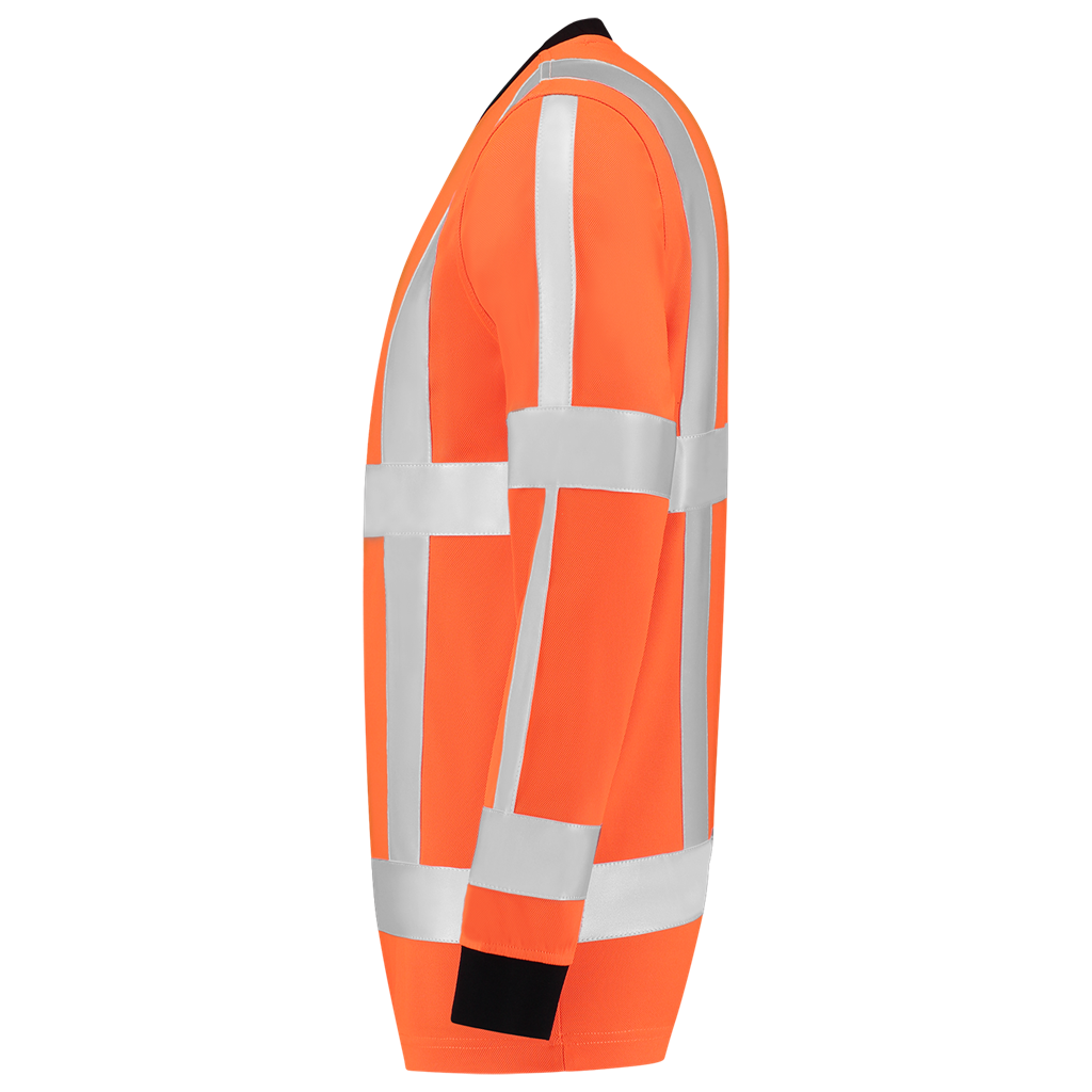 T-shirt RWS Birdseye Lange Mouw - Fluororange